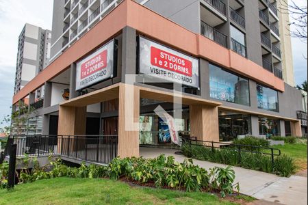 Studio para alugar com 28m², 1 quarto e sem vaga Studio para alugar com 28m², 1 quarto e sem vagaFachada