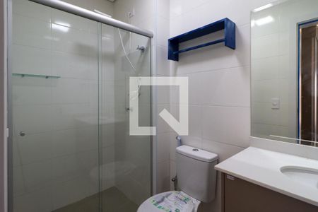 Banheiro da Suíte de kitnet/studio para alugar com 1 quarto, 38m² em Ribeirânia, Ribeirão Preto