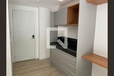 Cozinha de kitnet/studio para alugar com 1 quarto, 28m² em Pinheiros, São Paulo