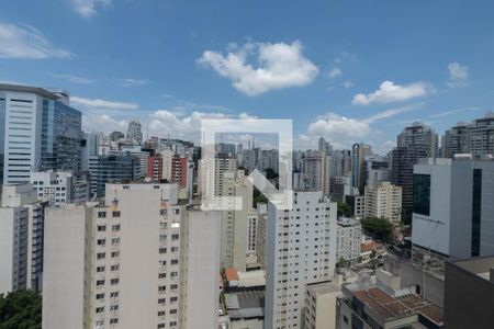 Studio à venda com 19m², 1 quarto e sem vagaVista da Sacada