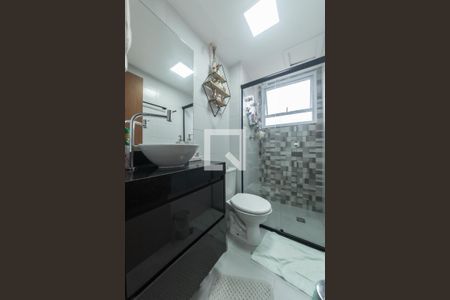 Banheiro de apartamento para alugar com 1 quarto, 40m² em Jardim Jamaica, Santo André