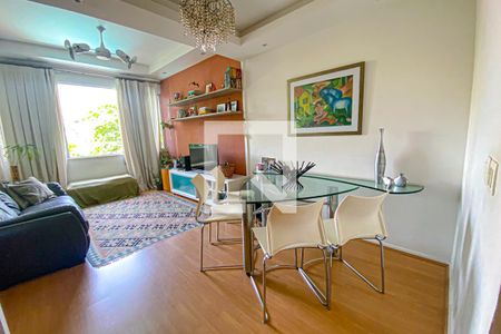 Sala de apartamento para alugar com 3 quartos, 90m² em Humaitá, Rio de Janeiro