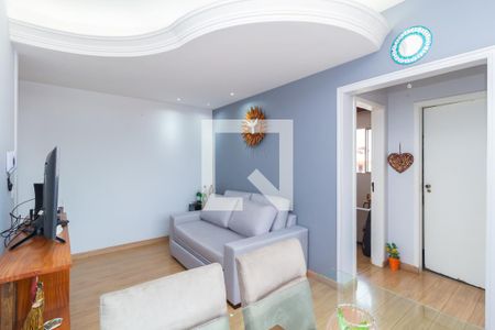 Sala de apartamento à venda com 2 quartos, 50m² em Sagrada Família, Belo Horizonte