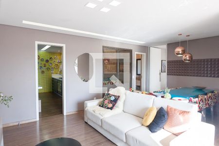 Sala de apartamento à venda com 2 quartos, 105m² em Vila da Serra, Nova Lima