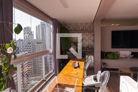 Varanda da Sala de apartamento à venda com 2 quartos, 105m² em Vila da Serra, Nova Lima