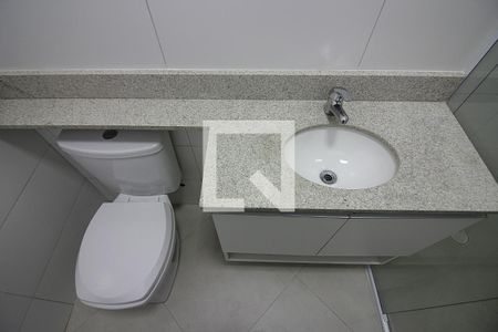 Banheiro Social de apartamento para alugar com 1 quarto, 38m² em Vila Planalto, São Bernardo do Campo