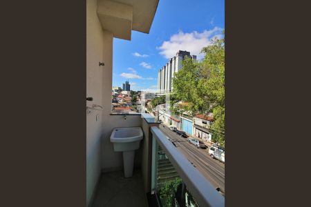 Varanda e Área de Serviço de apartamento para alugar com 1 quarto, 48m² em Vila Planalto, São Bernardo do Campo