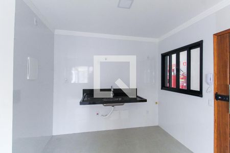 Sala/Cozinha de apartamento para alugar com 1 quarto, 42m² em Vila Regente Feijó, São Paulo