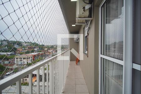 Varanda da Sala de apartamento à venda com 2 quartos, 57m² em Primavera, Novo Hamburgo