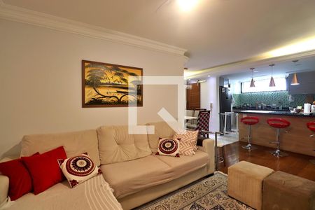 Sala de apartamento à venda com 3 quartos, 105m² em Parque das Nações, Santo André