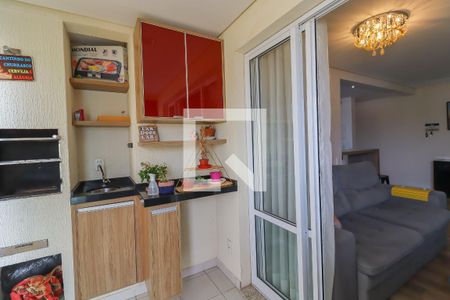 Varanda gourmet de apartamento à venda com 3 quartos, 97m² em Jardim Ermida I, Jundiaí