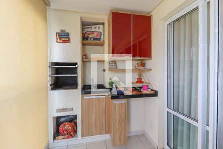 Varanda gourmet de apartamento à venda com 3 quartos, 97m² em Jardim Ermida I, Jundiaí
