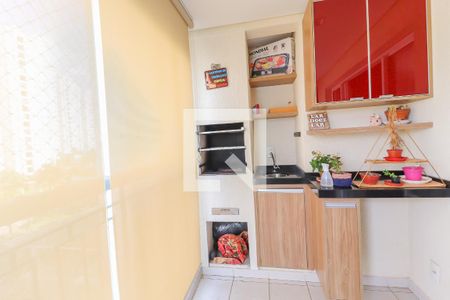 Varanda gourmet de apartamento à venda com 3 quartos, 97m² em Jardim Ermida I, Jundiaí