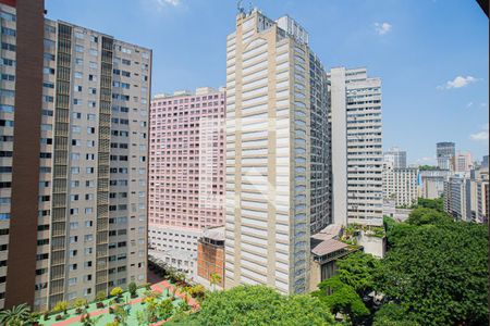 Studio para alugar com 28m², 1 quarto e sem vagaVista da Varanda do Quarto