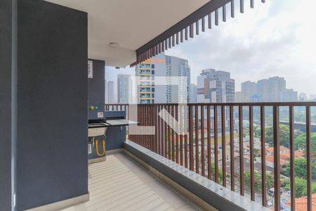 Varanda da Sala de apartamento à venda com 2 quartos, 69m² em Jardim das Acácias, São Paulo
