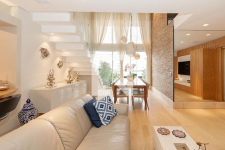 Sala de apartamento à venda com 3 quartos, 210m² em Brooklin, São Paulo