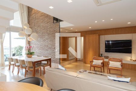 Sala de apartamento à venda com 3 quartos, 210m² em Brooklin, São Paulo