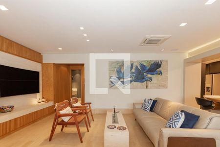 Sala de apartamento à venda com 3 quartos, 210m² em Brooklin, São Paulo