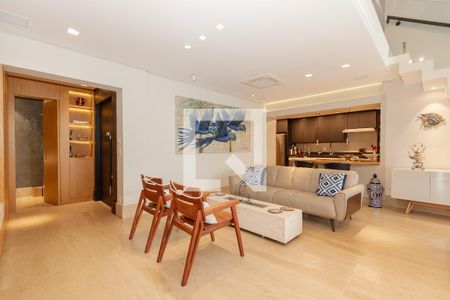 Sala de apartamento à venda com 3 quartos, 210m² em Brooklin, São Paulo