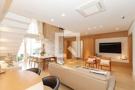 Sala de apartamento à venda com 3 quartos, 210m² em Brooklin, São Paulo