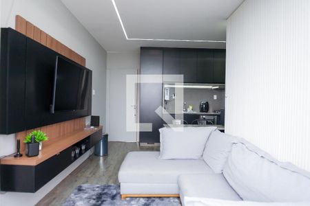 sala de apartamento para alugar com 1 quarto, 40m² em Vale do Sereno, Nova Lima