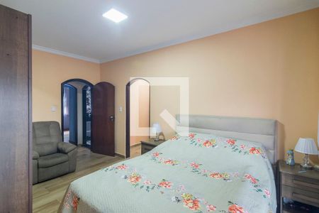 Quarto 1 Suite de casa à venda com 3 quartos, 225m² em Vila Tibiriçá, Santo André