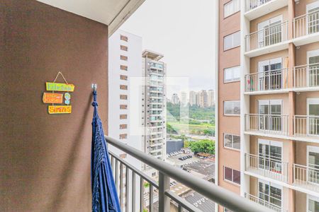 Varanda de apartamento à venda com 1 quarto, 27m² em Jardim Caravelas, São Paulo