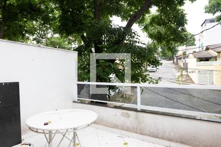 Varanda da Suite de apartamento à venda com 2 quartos, 60m² em Jardim Utinga, Santo André