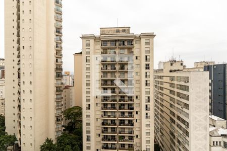 Vista da Sala de apartamento para alugar com 4 quartos, 107m² em Higienópolis, São Paulo