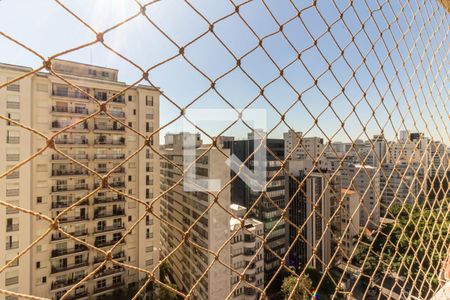 Sala - Vista de apartamento à venda com 4 quartos, 107m² em Higienópolis, São Paulo