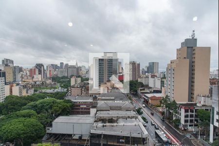 Vista da sala de apartamento à venda com 1 quarto, 27m² em Liberdade, São Paulo