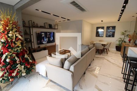 Apartamento à venda com 108m², 3 quartos e 2 vagasSala integrada com Cozinha e Área Gourmet