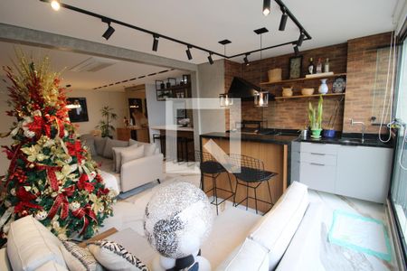 Apartamento à venda com 108m², 3 quartos e 2 vagasSala integrada com Cozinha e Área Gourmet