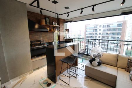 Apartamento à venda com 108m², 3 quartos e 2 vagasSala integrada com Cozinha e Área Gourmet