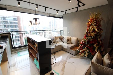 Apartamento à venda com 108m², 3 quartos e 2 vagasSala integrada com Cozinha e Área Gourmet