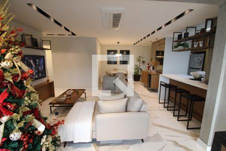 Apartamento à venda com 108m², 3 quartos e 2 vagasSala integrada com Cozinha e Área Gourmet