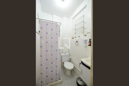 Banheiro de kitnet/studio à venda com 1 quarto, 32m² em Centro, Niterói
