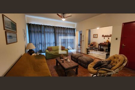 Sala de apartamento para alugar com 4 quartos, 190m² em Boqueirão, Santos