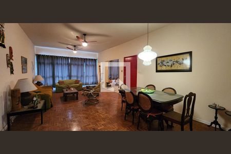 Sala de apartamento para alugar com 4 quartos, 190m² em Boqueirão, Santos