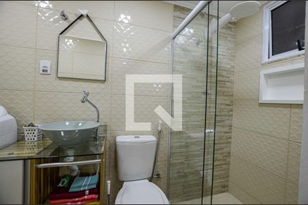 Banheiro de kitnet/studio à venda com 1 quarto, 52m² em Centro, Niterói