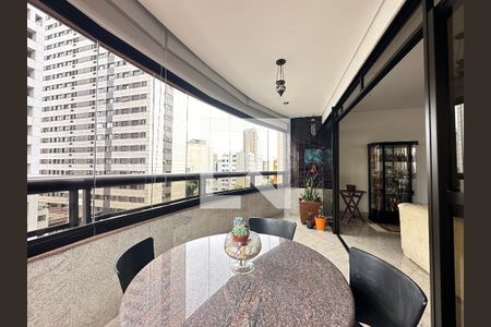 Varanda da Sala de apartamento à venda com 4 quartos, 210m² em Funcionários, Belo Horizonte