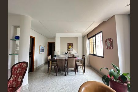 Sala de apartamento à venda com 4 quartos, 210m² em Funcionários, Belo Horizonte