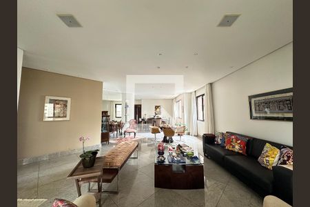 Sala de apartamento à venda com 4 quartos, 210m² em Funcionários, Belo Horizonte