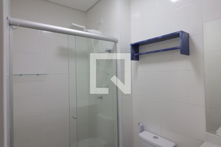 Banheiro de kitnet/studio para alugar com 1 quarto, 38m² em Ribeirânia, Ribeirão Preto