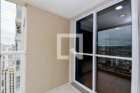 Varanda da Sala de apartamento à venda com 2 quartos, 56m² em Vila Nova Galvão, Guarulhos