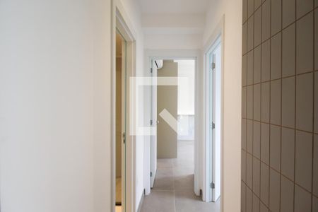 Corredor de apartamento para alugar com 2 quartos, 52m² em Indianópolis, São Paulo