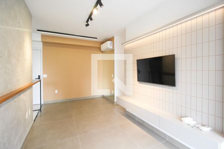 Sala de apartamento para alugar com 2 quartos, 52m² em Indianópolis, São Paulo