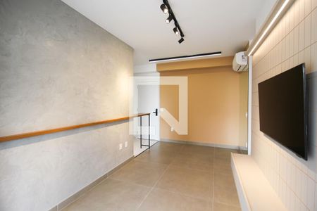 Sala de apartamento para alugar com 2 quartos, 52m² em Indianópolis, São Paulo