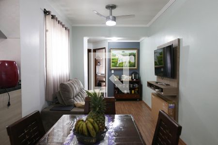 Sala de apartamento à venda com 3 quartos, 110m² em Parque Novo Oratório, Santo André