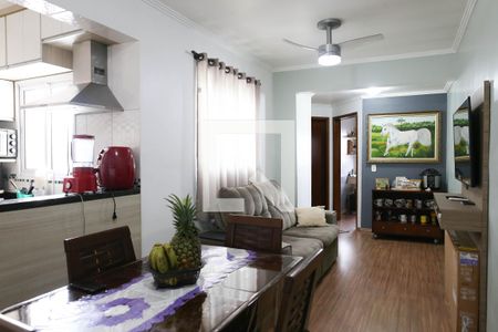 Sala de apartamento à venda com 3 quartos, 110m² em Parque Novo Oratório, Santo André